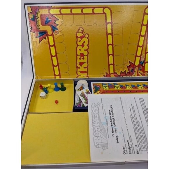 Vintage 1978 Family Fun BONKERS Board Game, Parker Brothers, With Instructions - Picture 2 of 4